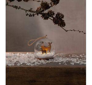 Deco Navidad Fauna Bola Arbol Y Renos H90 Dm80 410394