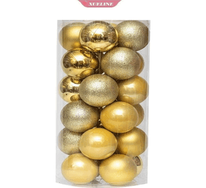 36 Esferas Navideñas Bambalinas Esferas Navidad Decorar 6 Cm