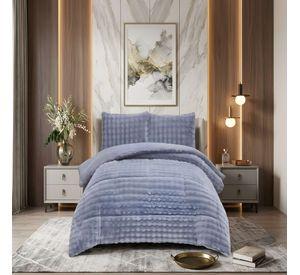 COBERTOR ALTO CONFORT 1.5P 180CM X 230CM COLOR GRIS