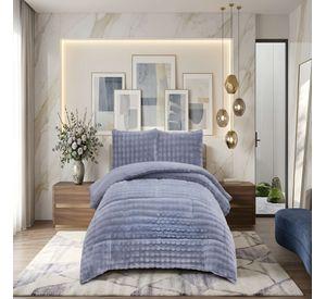 COBERTOR ALTO CONFORT 1.5P 180CM X 230CM COLOR GRIS