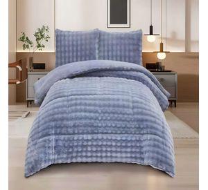 COBERTOR ALTO CONFORT 1.5P 180CM X 230CM COLOR GRIS