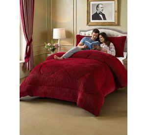 Cubrecama Otoño Invierno Chiporro Peludo Premium King 250 cm x 270 cm