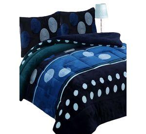 COBERTOR CON CHIPORRO 2 PLAZAS 230X250CM AZUL M B31