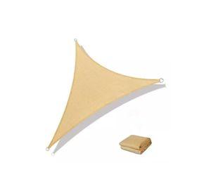 Toldo sombra importado, 5x5x5 m, anti UV, color crema