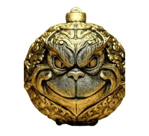 Bola Navidad - Figura de Navidad en Dorado