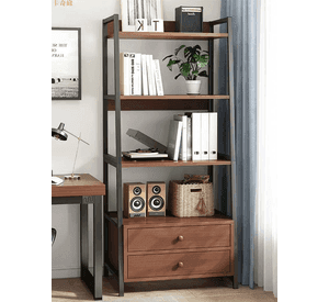 Estante Vitrina Escaleras De Metal Multiusos 4-tier Almacenamiento