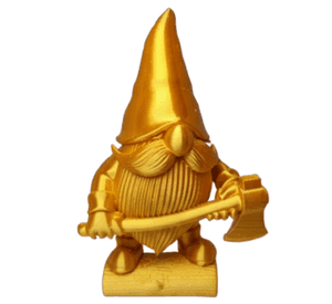 Figura decorativa de Gnomo Leñador de Invierno