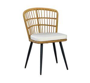 Silla Londres cojín marfil 4 unidades