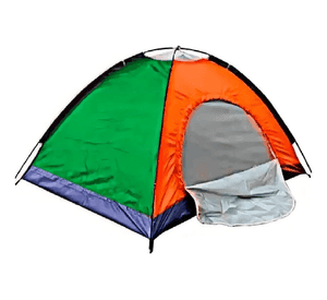 Carpa glamping 3 personas 200x150 verde