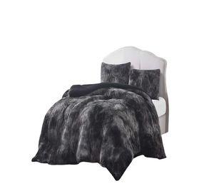 COBERTORES DE PELUDOS CON CHIPORRO KING 250X270CM NEGRO