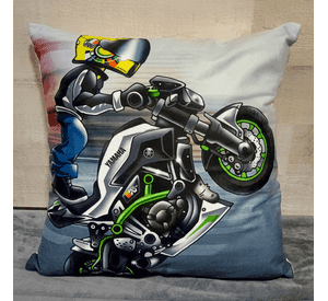 Cojín Felpa 45x45 cm De Moto Yamaha Extra Suave