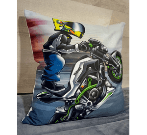Cojín Felpa 45x45 cm De Moto Yamaha Extra Suave