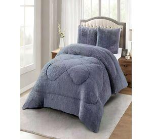 COBERTORES DE PELUDOS CON CHIPORRO KING 250X270CM GRIS O
