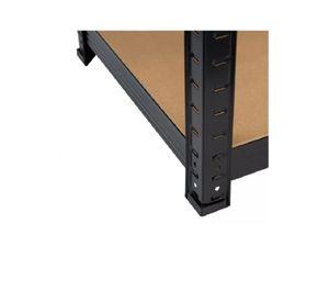 Estante Metálico Negro 180x90x40cm Soporta 400kg