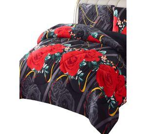 COBERTOR CON CHIPORRO PLUSH 2 PLAZAS 230X250CM NEGRO C16