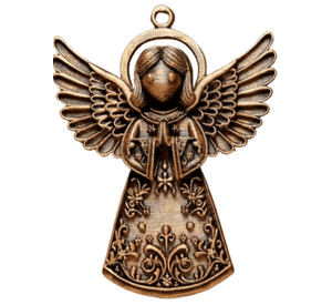 Navidad Decorativa - Angel Dorado