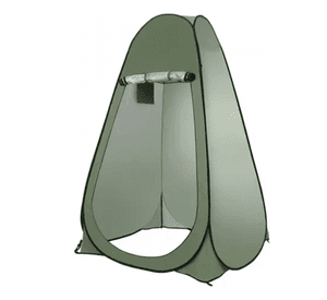 Carpa caseta baño vestidor portátil +inodoro verde