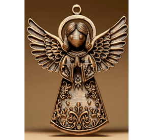 Navidad Decorativa - Angel Dorado