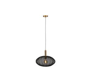 LAMPARA COLGANTE CORINA NEGRO Ø50-1xE27