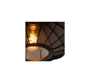 LAMPARA COLGANTE CORINA NEGRO Ø50-1xE27