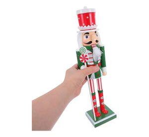 Soldado Cascanueces Navideño De Madera Adorno Arbol De Navidad