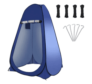Carpa 1 persona baño camping vestidor