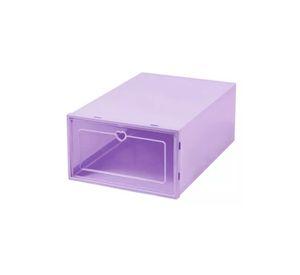 10 piezas zapateras organizadoras púrpuras