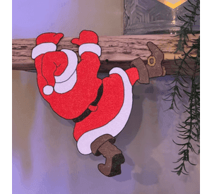 Decoración navidad para estantería - Santa Claus