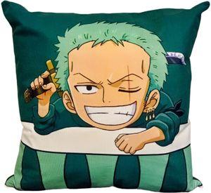 Cojín Felpa 45x45 cm De Mugiwara Mini Zoro Roronoa Extra Suave