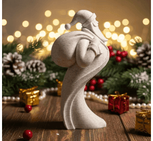 Adorno Navidad - Figura Elegante Papa Noel
