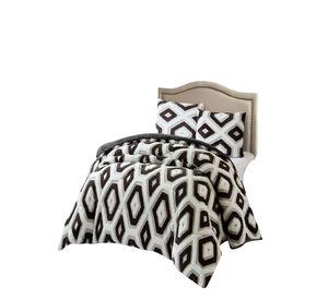 COBERTOR DE JACQUERD CUTTING CON CHIPORRO KING 250X270CM BLANCO B14
