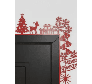 Decoración de Marco de Puerta Navideña Adorno