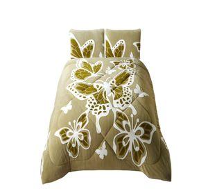 COBERTOR CON CHIPORRO DE JACQUERD CUTTING KING 250X270CM VERDE B6