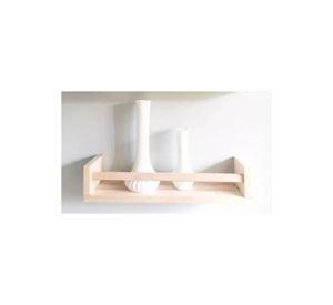 Set de 3 Repisas Flotantes Modernas Barandas 60cm Blanco