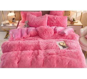 Cobertor Invierno Con Chiporro Rosa 2plazas+fundas Alm+funda Coji