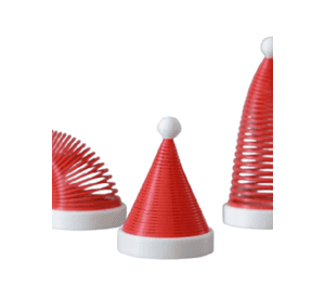 Slinky - Gorro de Navidad pack de tres