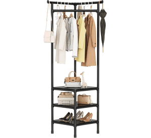 Estante Organizador De Esquina De Laminado Percha Multiusos 1,8 m
