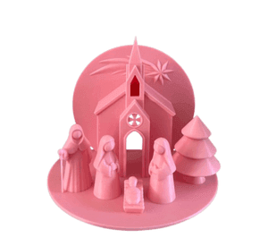 Pesebre Belén - Rosado