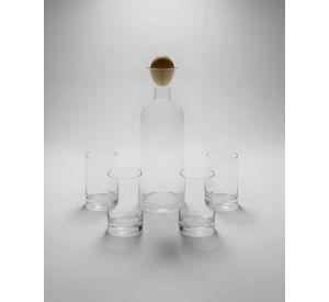 SET DE 7 PIEZAS DE CRISTALERÍA PREMIUM DE LUJO TRANSPARENTE