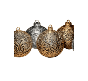 Esfera Decorativa - Pack 6 Navidad