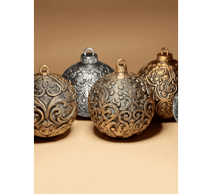Esfera Decorativa - Pack 6 Navidad