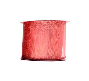 3 Cintas Navidad Decorativas Rojo Y Gris 6 3 Cm X 2 7 Mts