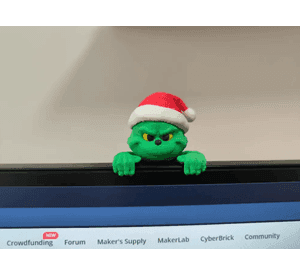 Decoración navidad - Grinch para monitor