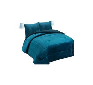 COBERTOR CON CHIPORRO 2 PLAZAS 230X250CM TURQUESA B18