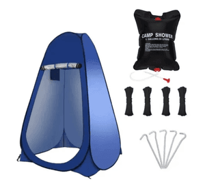 Carpa 1 persona baño vestidor +ducha solar