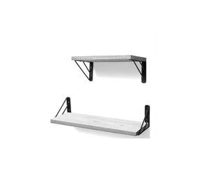 Repisas Flotantes de Madera Multipropósito Kit 4 Blanco