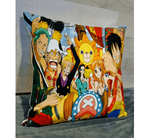 Cojín Felpa 45x45 cm De Mugiwaras Luffy Nami Usopp Zoro Extra Suave