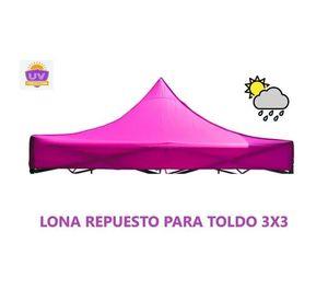 Carpa Lona Repuesto Impermeable Para Toldo 3x3