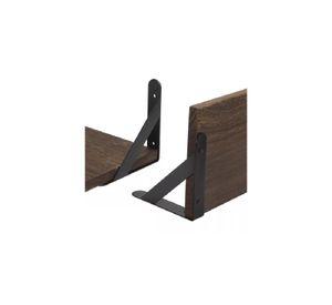 Repisas Flotantes de Madera Multipropósito Kit 4 Marrón Oscuro