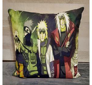 Cojín Felpa 45x45 cm Minato Kakashi Jiraiya Extra Suave Narut